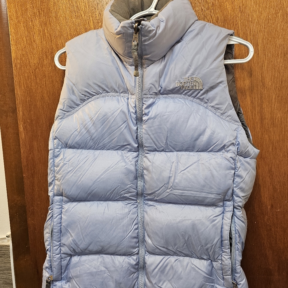 The North Face Womens Puffer Vest - Light Blue